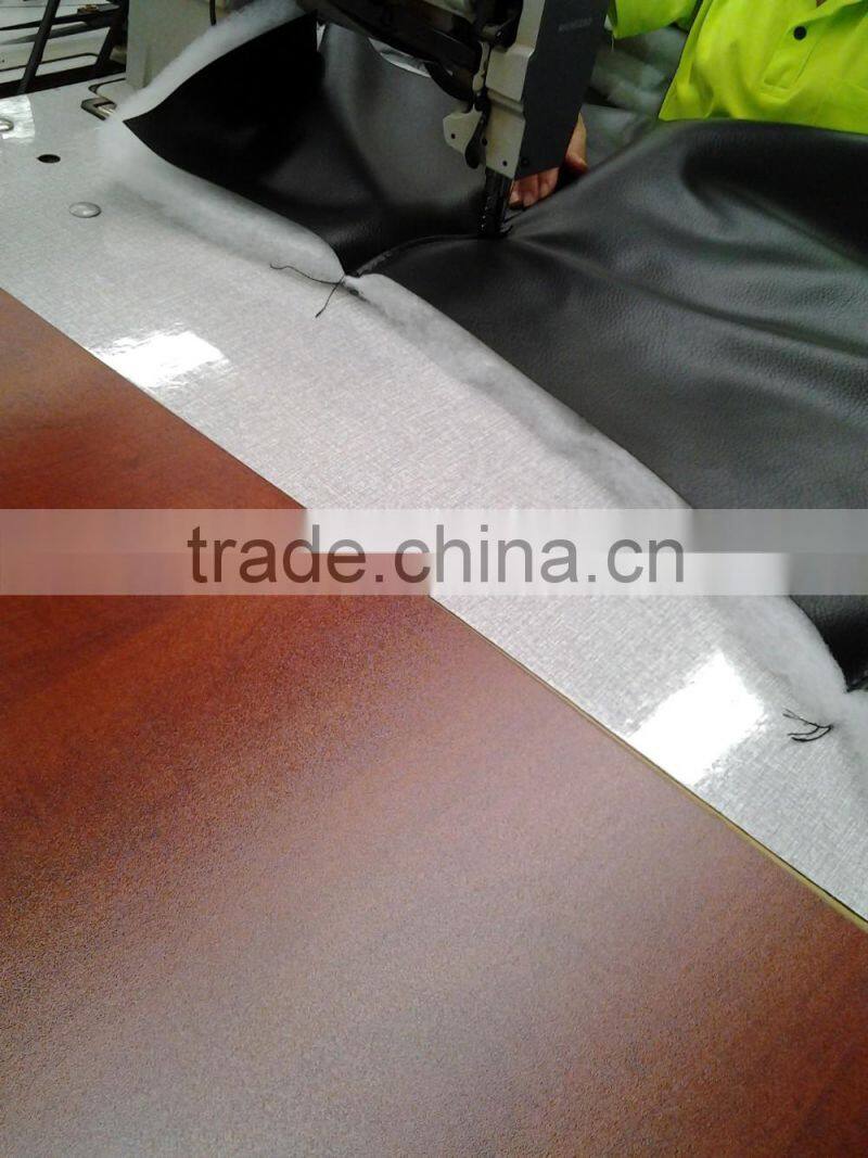 Modern design office sectional genuine leather sofa 1+3 seats OEM factory in China