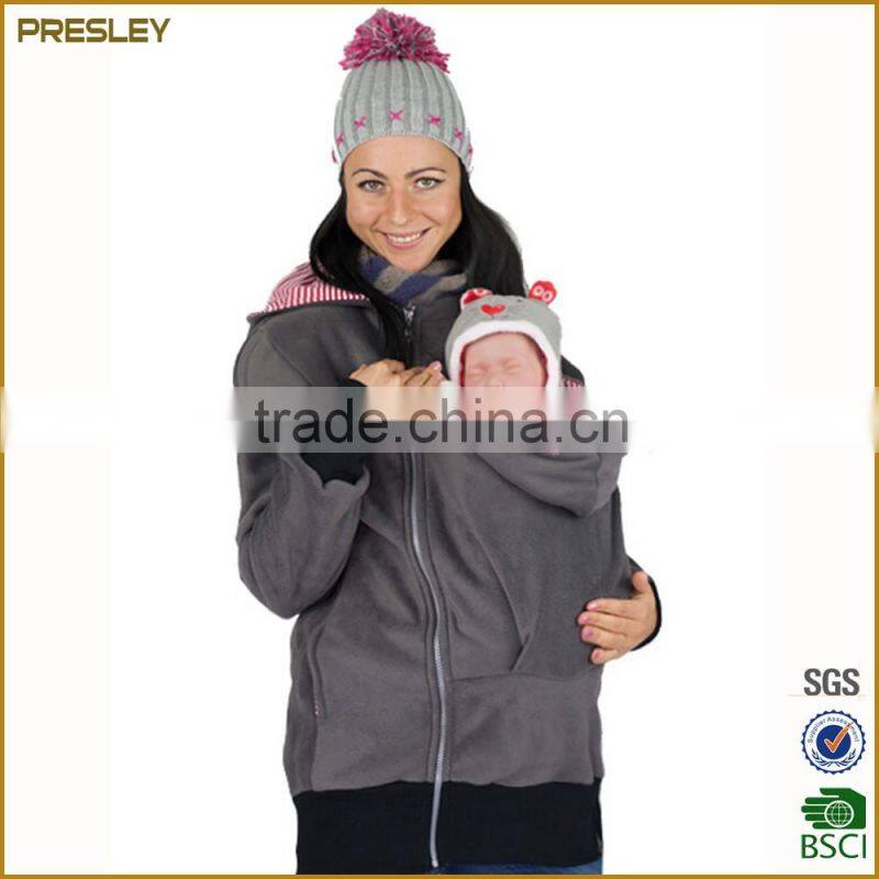 Customized high quality baby cover mother care hoodie jackets/Baby carrier 3 in 1 hoodie jackets