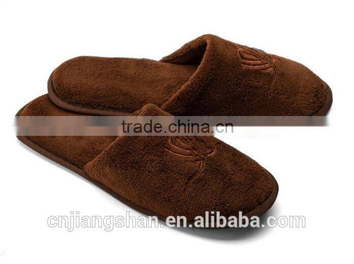 Black disposable slippers