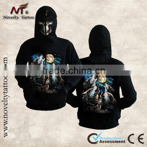 HM-100201 animal wolf hoodie