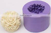 100% food save food grade cake tools fondant tools silicone 3D fondant mould