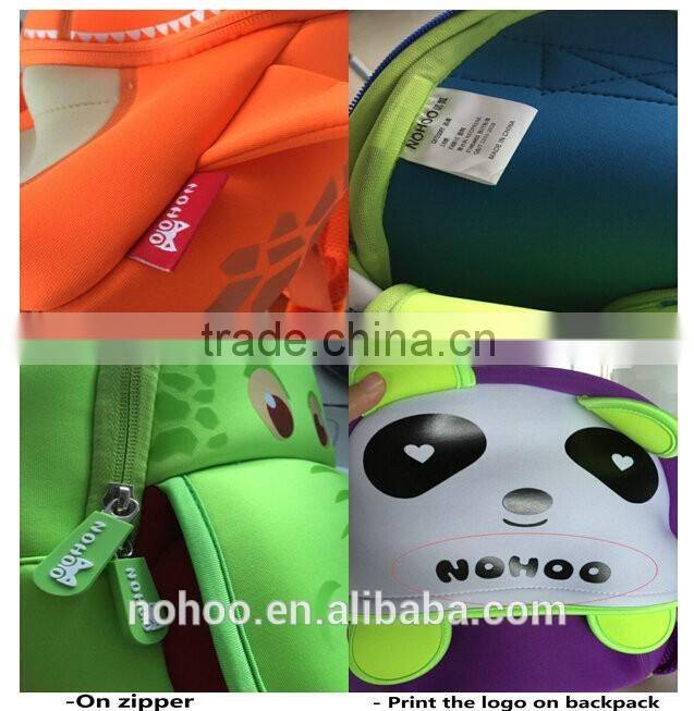 Cool dinosaur design waterproof kids gifts 3D neoprene pupil funny camping school bag backpack