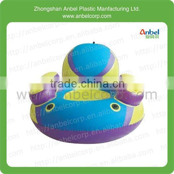 Water activities sofa inflatable floating chair comfort water seat with head rest