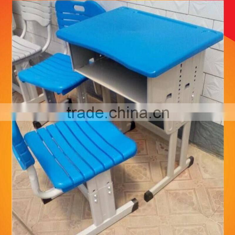 simple design 3 person training table and chair