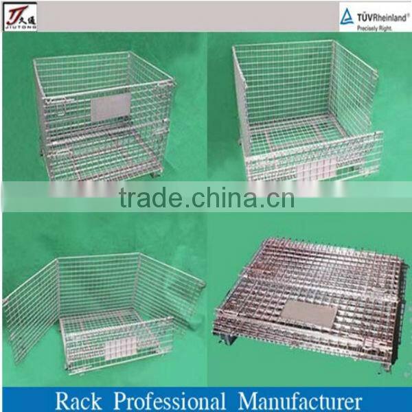 Warehouse Steel Wire Mesh Basket for Sale