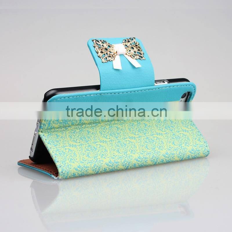 Fashion Flip case by Pu leather for iphone 6, 6 plus