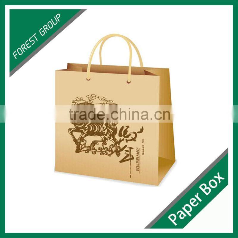 hot design strong quality art paper bag for shopping gift in China