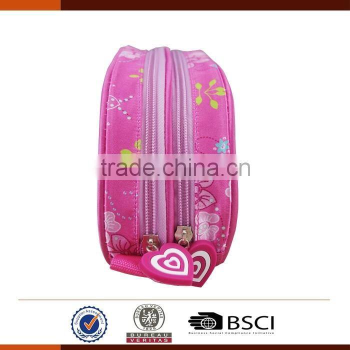 Beautiful PVC Kids Pencil Case Bags for Girls