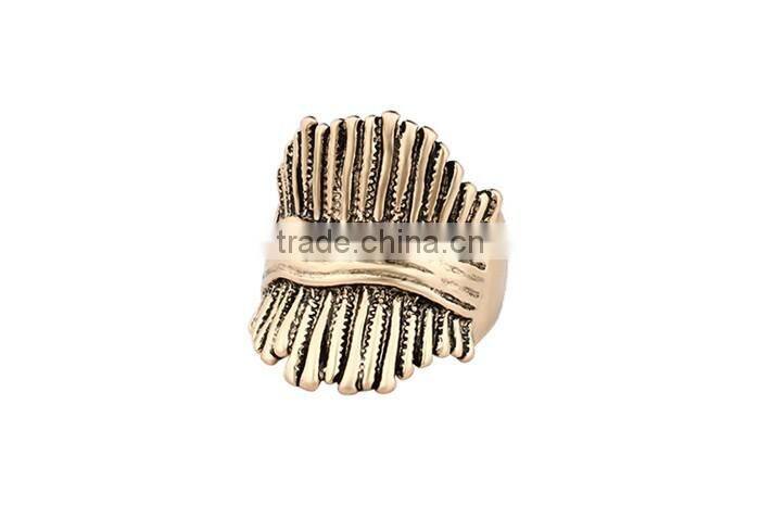Fashion jewellery zinc alloy latest ladies finger gold ring design