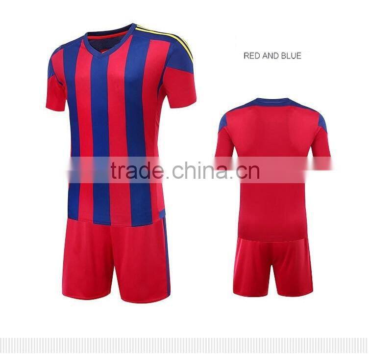 2016 fashion style professional club soccer uniforms wholesale