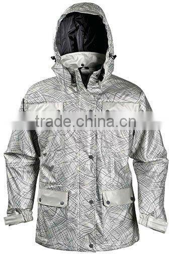 All over printing PU raincoat