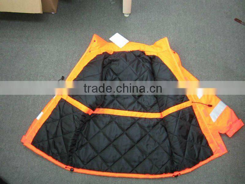 EN471 High Visibility Winter Parka for men