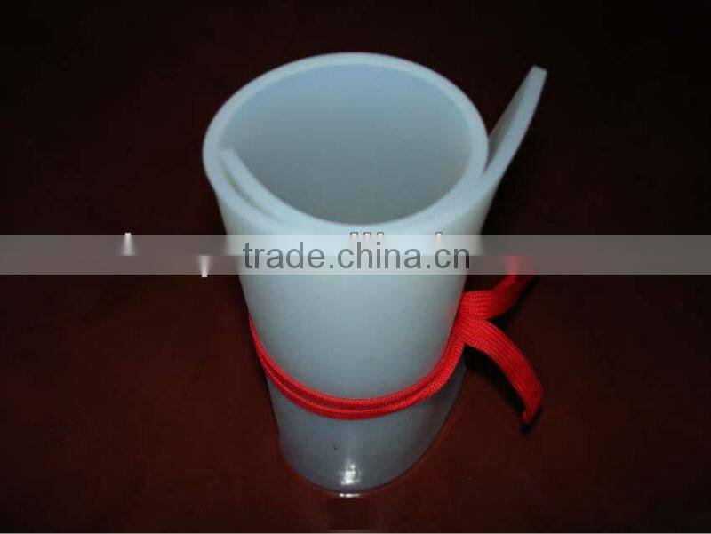 High elongation silicone rubber sheet