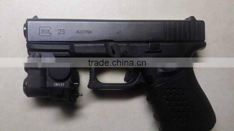 The Smallest Laser gun sight with three laser colors adjustable,red,green or infrared used for glock type and rifle guns