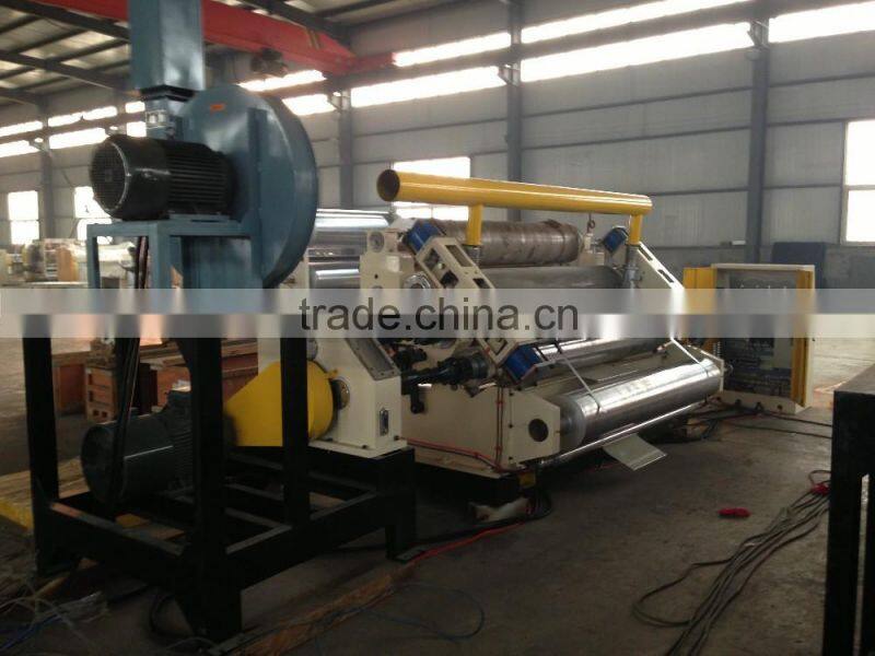 Fingerless Single Facer Corrugated Board Machine/Pneumatic Control Sing