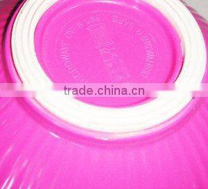 Kitchen serving melamine salad bowl