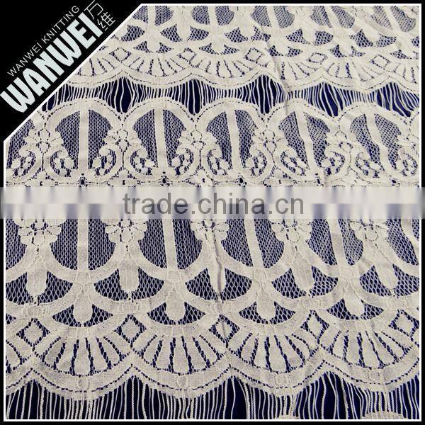 6 Discount Hot Sales High Quality Stylish Flower Pattern Polyamide Elastic Restonic for Woman's Dress 7052