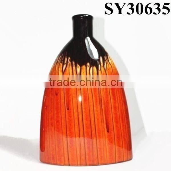 Indoor small glazed votive candle holder