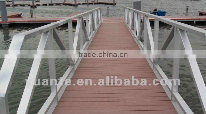 Durable wood plastic composite/wpc decking customized ABS clips