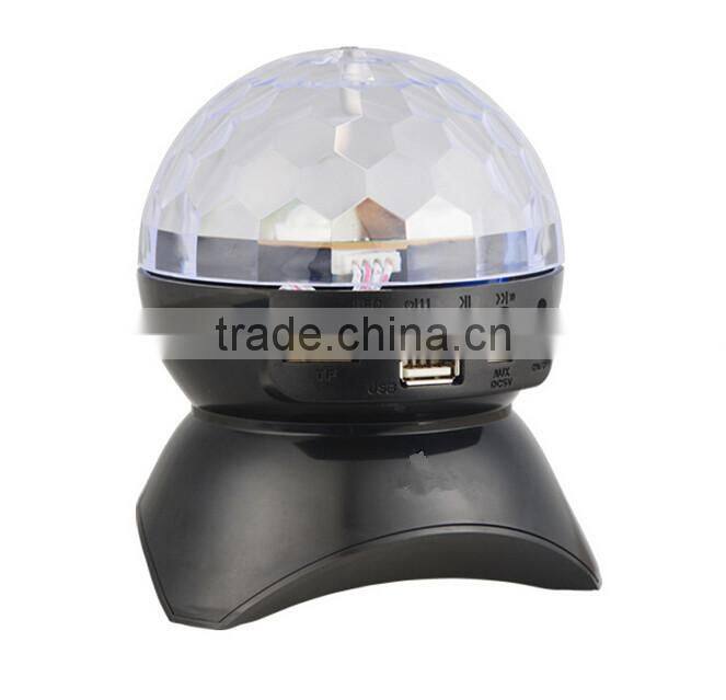 Colorful music mini portable wireless led bluetooth bluetooth speaker with fm radio mp3 speaker for Party KTV Disco DJ stage