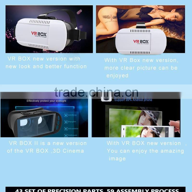 Virtual reality vr shinecon 3d headset glasses for 3D Moives And Games Support