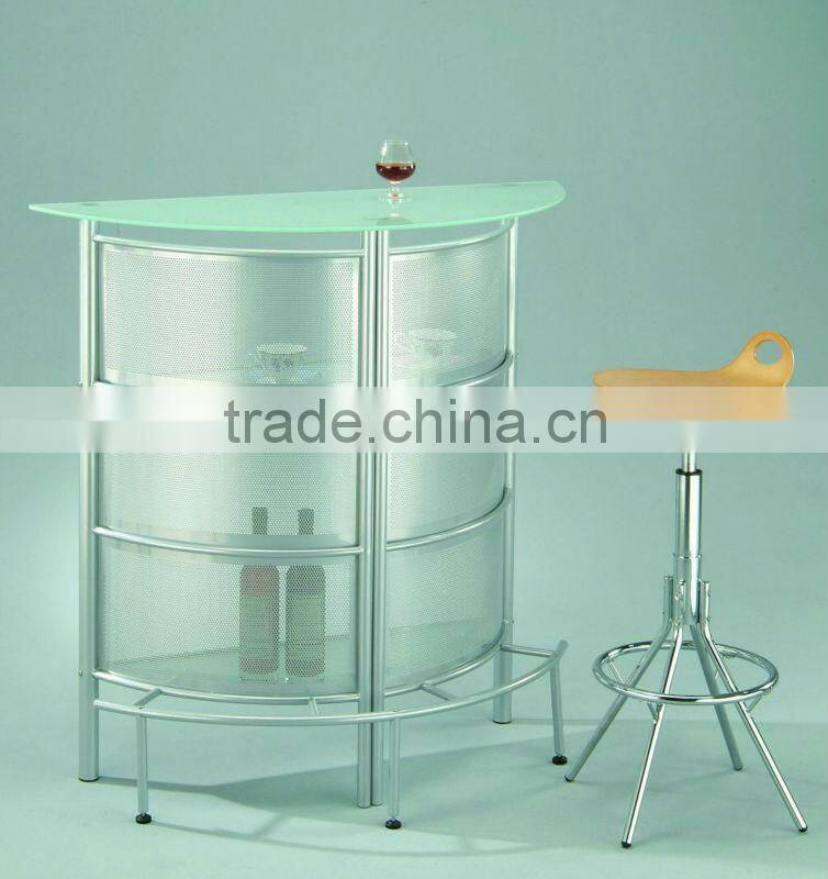 High Bar Glass Table