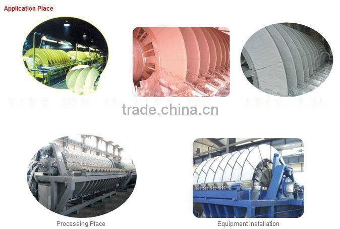 High efficiency gold concentrate dewatering - Ceramic vacuum filter
