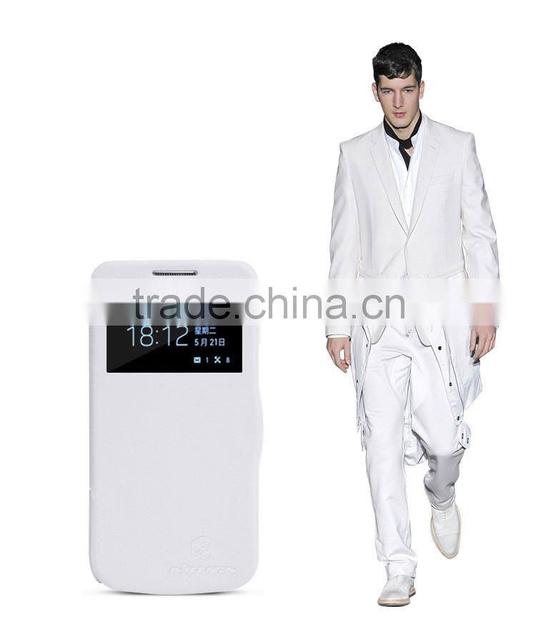 For Samsung I9190(GALAXY 4 Mini)V-series Leather Case