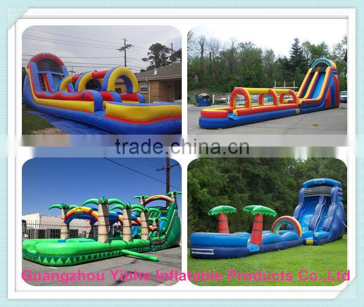 2015 Commercial Grade Inflatable Water Slide With Pool for sale