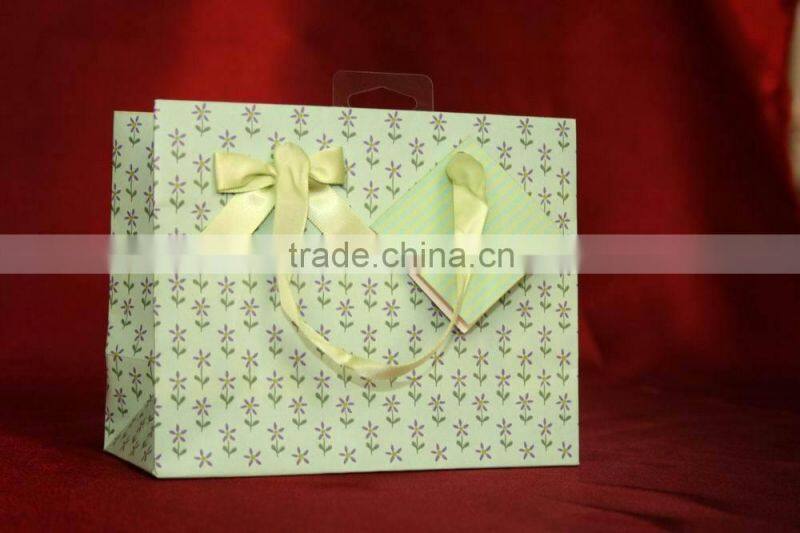 custom printed gift shopping paper bag