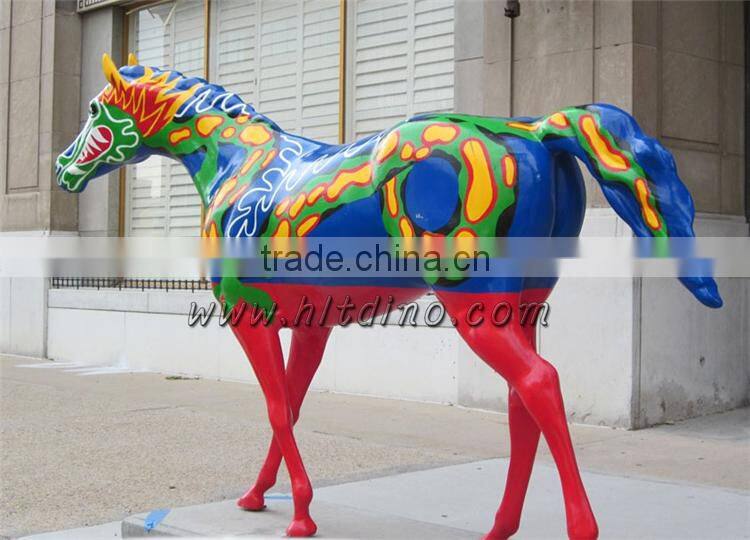 Amusement Park Equipment,Museum Exhibition Life Size Horse Craft Sculpture