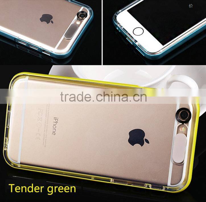 LED Flash Light 1mm Case For Apple for Iphone 6 4.7'' Luminous Glitter Crystal Mobile Phone Cover For Iphone 6 Retail