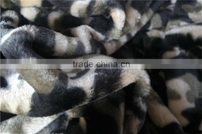 2015 Hot Luxury 100% Polyester Solid&Printed Coral Fleece