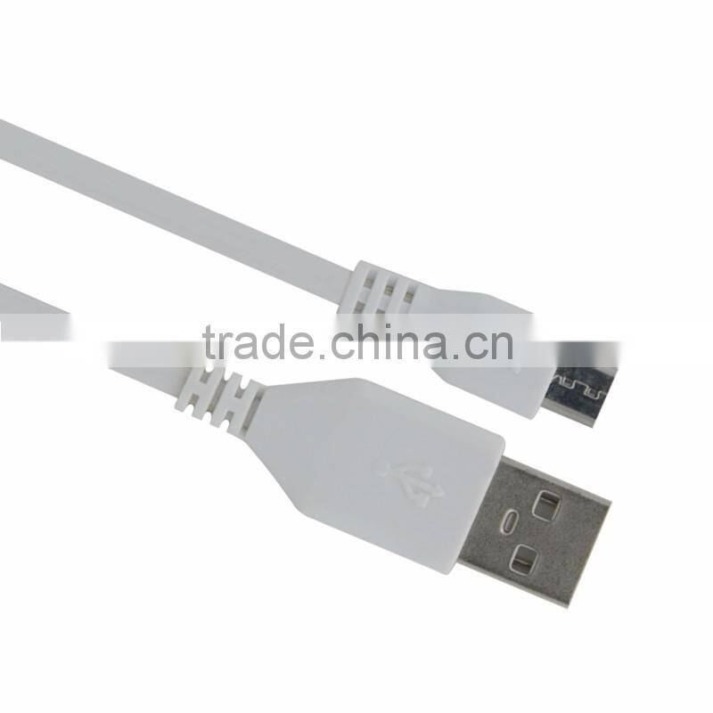 Flat Micro for Samsung Galaxy S6 Micro Flat Charger Cable 1m USB Cable Micro