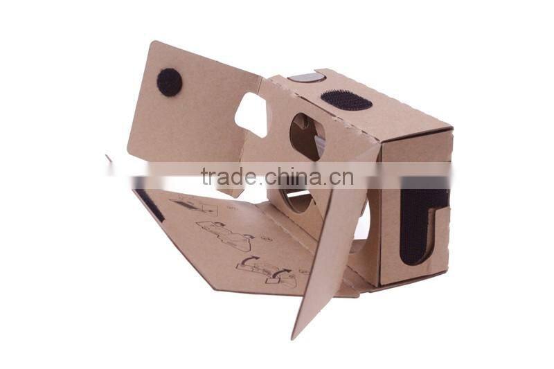 3D VR Glasses Google Cardboard 2.0 Paper 3D Product for 5" Smartphone