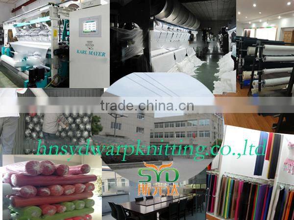 100%polyester bonded pu knit fabric