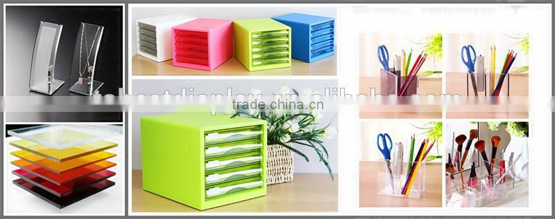 Custom format storage shelf, PMMA box, acrylic case with wall mounted