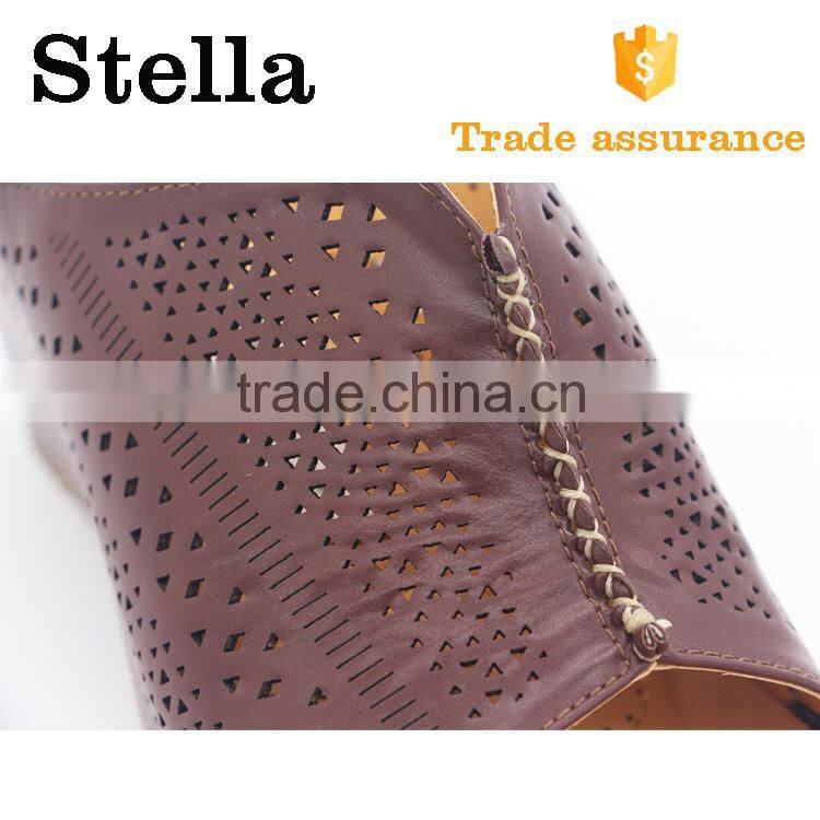custom China Factory middle heel sneaker mules