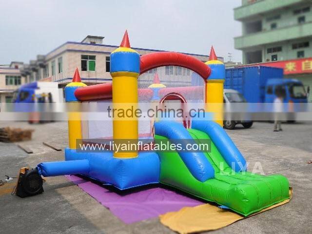 inflatable mini castle produced by nylon or PVC tarpaulin material