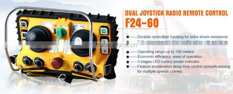 F24-60 Industrial joystick wireless remote control system manufacturer