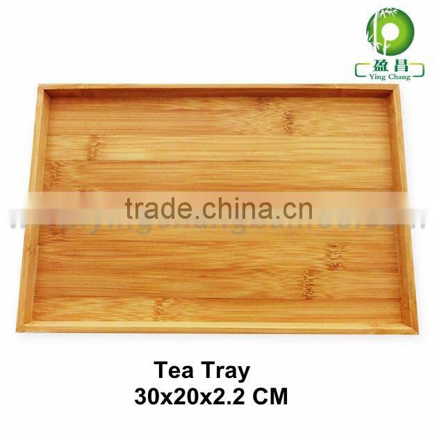 durable bamboo storage tray