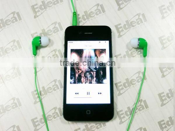 New hot selling popular cheap clip earphone with mic free sample earphone