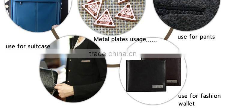 Widely Used Metal Name Plates for Garment