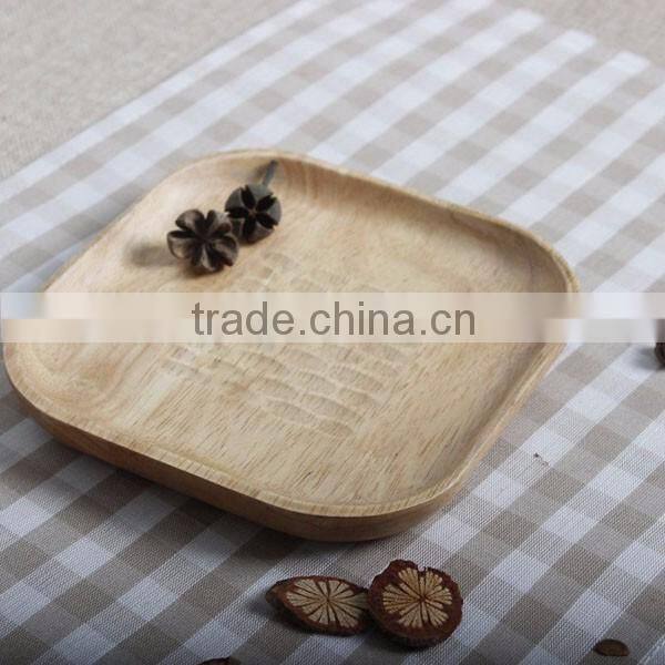 Japanese exports square candy dish snack snacks wood plate
