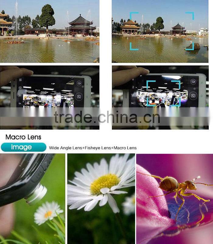 For teenagers wide angle lens+macro lens+fisheye lens for phone for smartphone