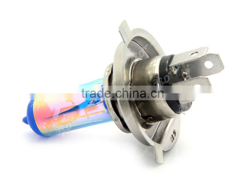 H4 100W XENON WHITE HEADLIGHT, 8500K SUPER HIGH POWER BRIGHT COLOUR BULBS