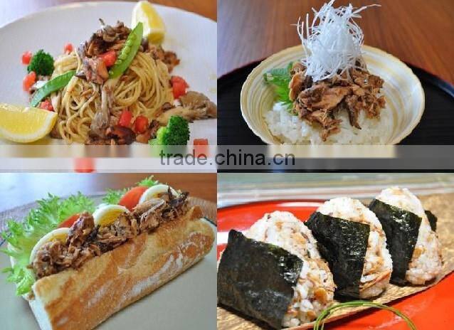 Japanese canned smoked salt fish mackerel with 3 years shelf life