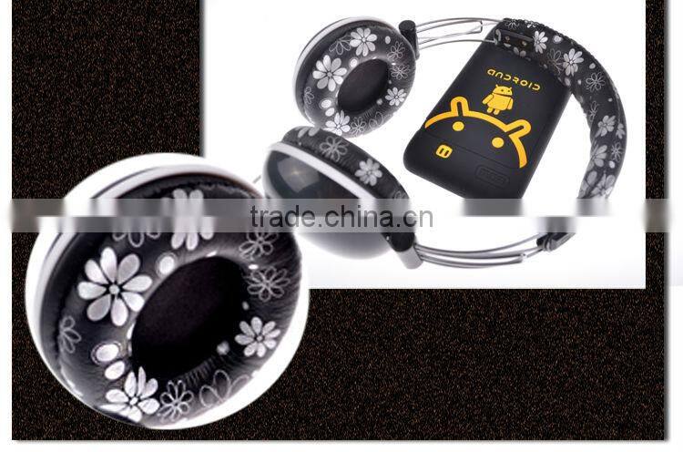 ULDUM top quality blue headset headphone with mic and remote