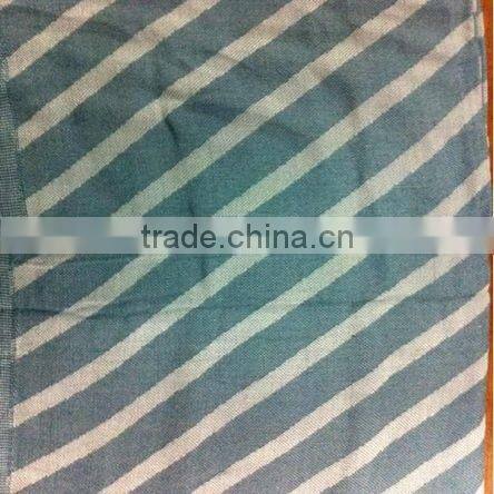 Jacquard Woven airline blanket for travel on plane