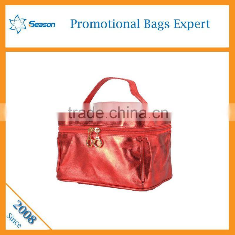 Bright surface travel makeup bag sublimation cosmetic bag